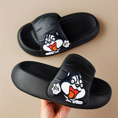 Men's Cloud Slides Cartoon Slippers Open Toe Shoes Indoor Outdoor