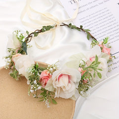 Children's Rose Wreath Hair Accessory for Wedding Party