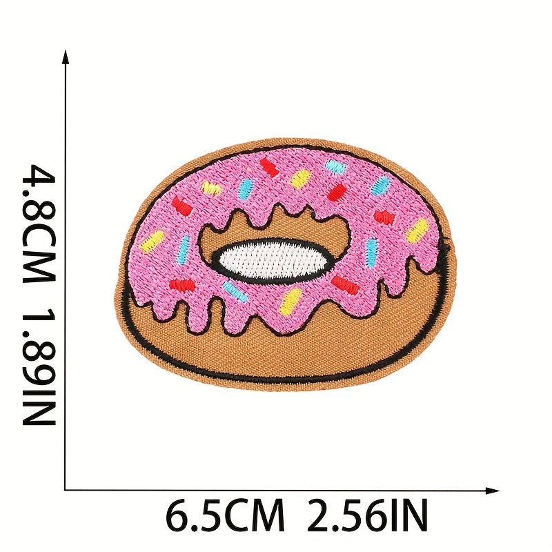 32pc Embroidery Stickers Men Cartoon Patches Clothes Iron on Clothing Accessorie