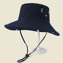 Unisex Sunproof Bucket Hat Wide Brim UV Protection Sun Hat