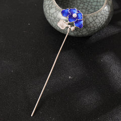 Flower Hairpin Metal Hair Pin Ancient Style Gift For Her