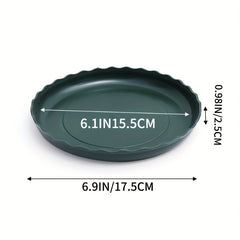 3pcs Plastic Flower Pot Tray Thickened Chassis Pad With Water Tray