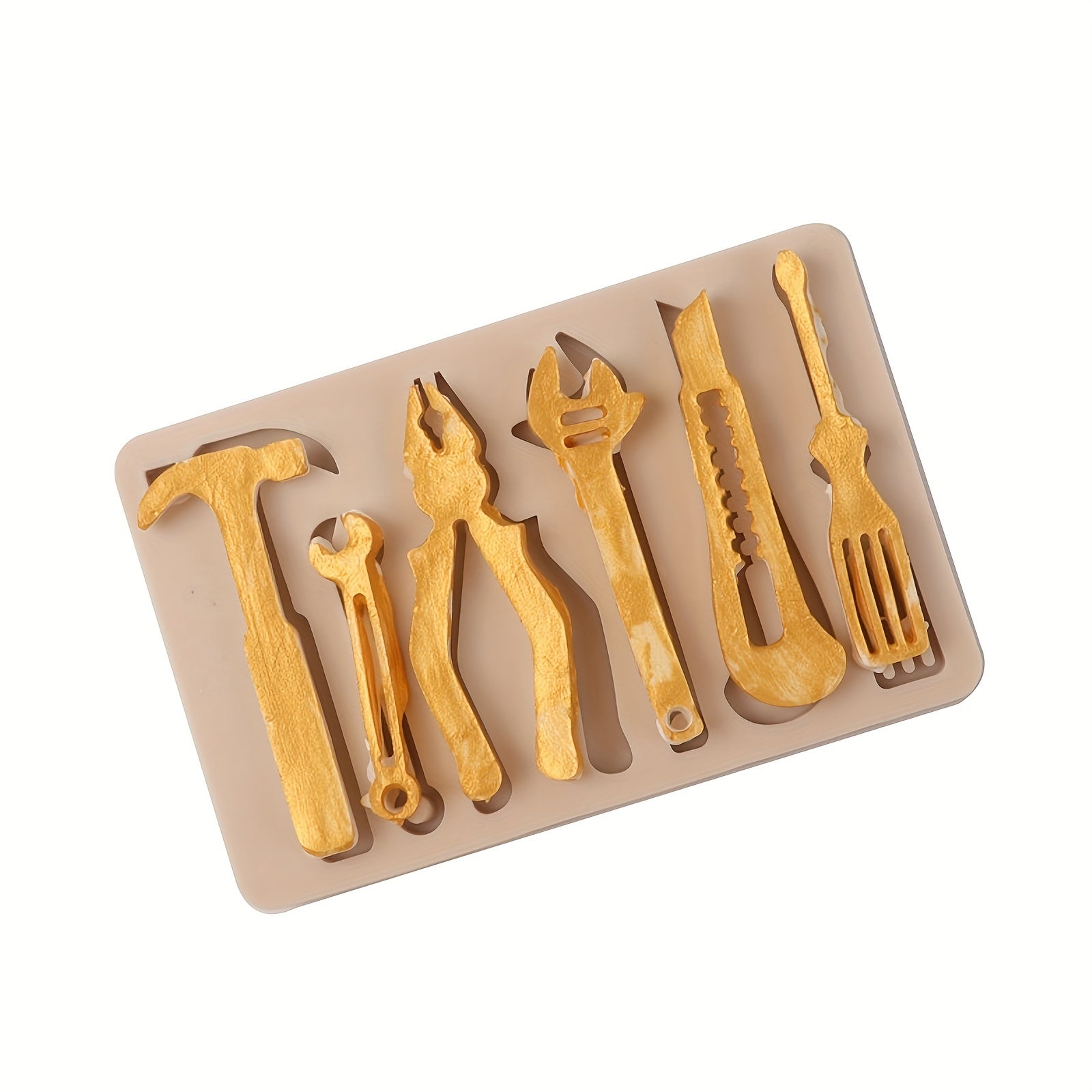 DIY Wrench Silicone Fondant Mold for Cake Decorating