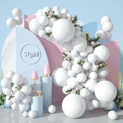 100pcs 12 cm Matte Latex Balloons for Garland Arch Party Decorations