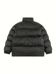 Men's Winter Jacket Stand Collar Padded Coat