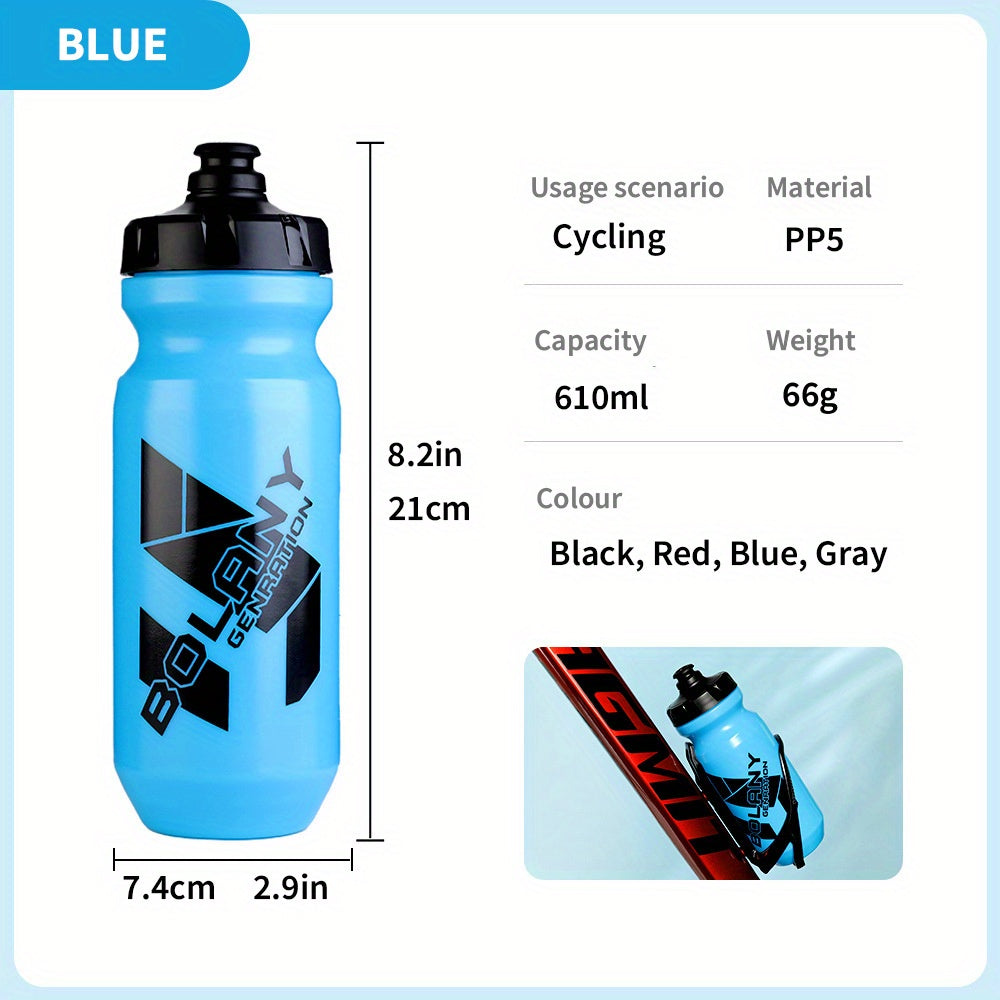 Leak Proof Squeezable Bike Water Bottle BPA Plastic 21oz