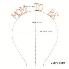 MOM TO BE Headband Sash Set Mother Style Headdress Ribbon Suit