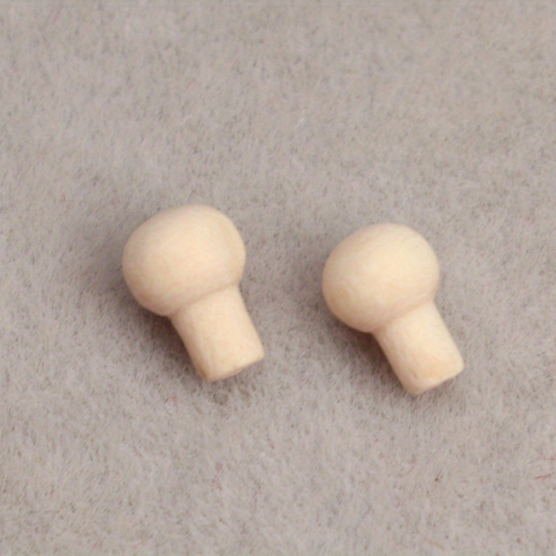 20pcs Wooden Drawer Pulls & Window Handles 1:12 Scale for Dollhouse DIY Apricot