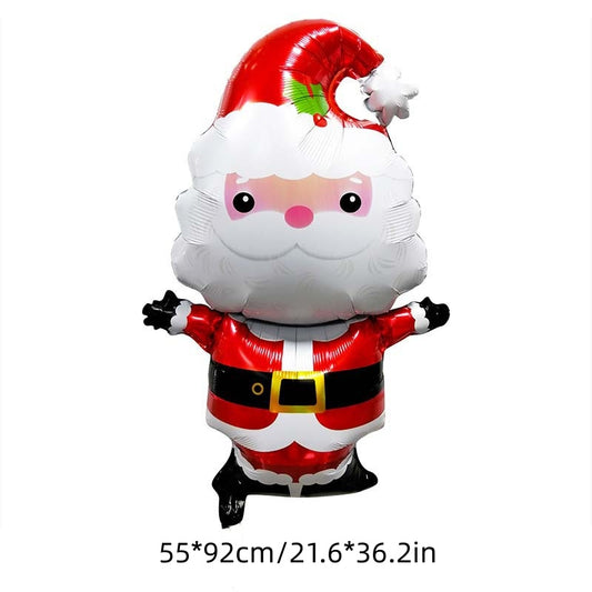 Christmas Foil Balloons Santa Snowman Xmas Decoration