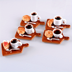 Dollhouse Kitchen Food Tray Set for 1:12 Scale Dollhouse