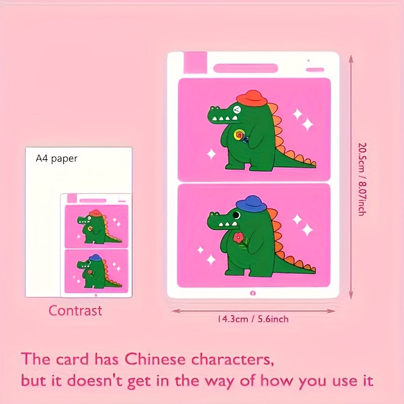 Spot The Difference Game Flashcards for Kids with Wipeable Board
