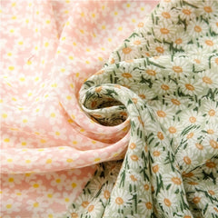 Daisy Printed Scarf Soft Floral Sunscreen Shawl Wrap Tassel Shawl Scarf