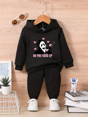 Toddler Baby Halloween Outfit Set Long Sleeve Sweatshirt Trousers