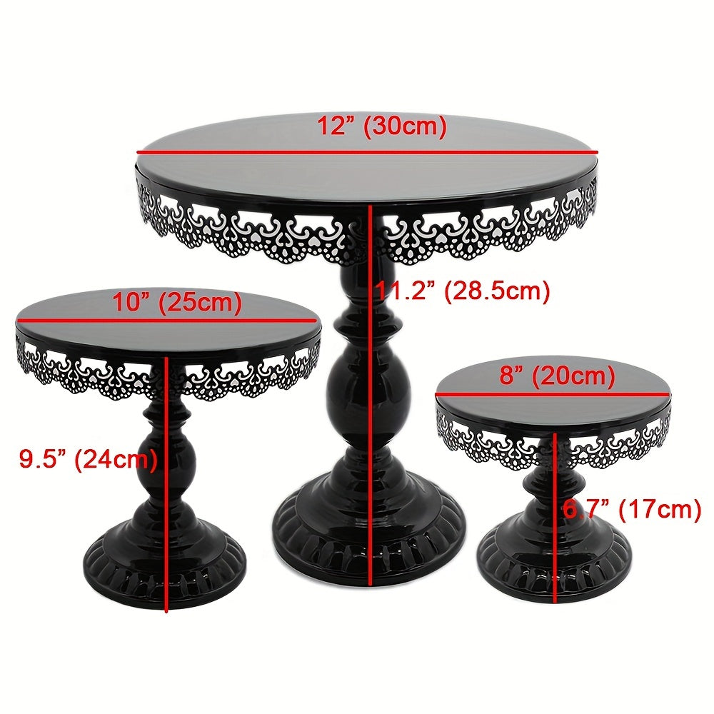 Round Pedestal Dessert Holder Cupcake Display Rack for Birthday Wedding Party
