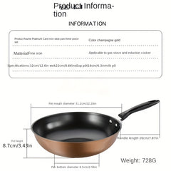 3 Pcs Nonstick Cookware Set with Glass Lid for Induction Cooker