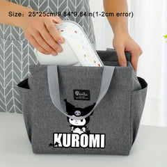 Kuromi Lunch Bag Bento Carrier Insulated Cooler Adorable Cartoon Design