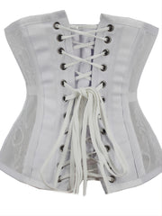 Underbust Waist Trainer Corset Boned Lace Underwear Sexy Outfit Corsets