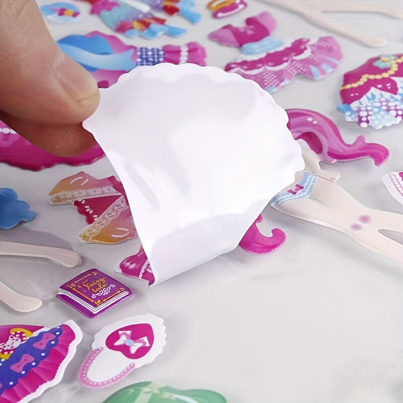 Dress Up 3D Sticker Activity Set for Kids - Random Christmas Halloween Themes