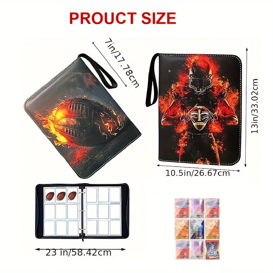 Rugby Football Card Binder 900 Pockets Card Storage Case
