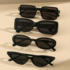 4 Pairs UV400 Sunglasses for Women Men Summer Beach Travel