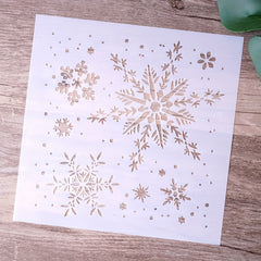 Snowflake Stencil Template for DIY Crafts - 14.99 cm
