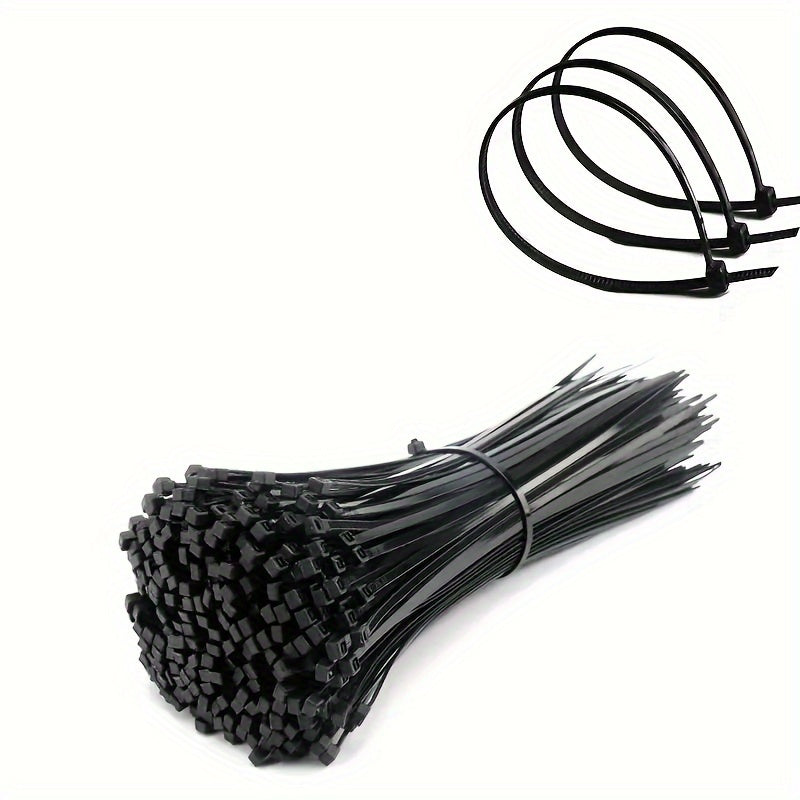 100pcs Nylon Cable Ties Cold Resistant Industrial Binding Belts