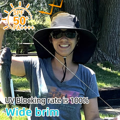 Mesh Breathable Hiking Fishing Bucket Hat with Neck Flap