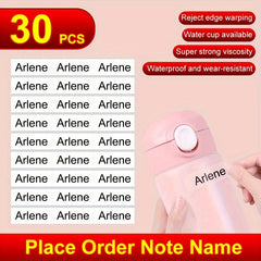Custom Name Sticker Waterproof Office School Stationery
