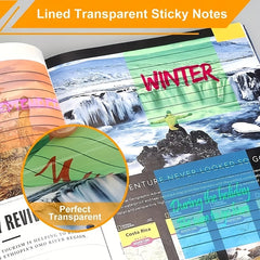 Clear Note Sticky Notes 400pcs: Home Offices School Supplies