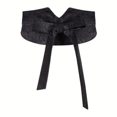 Rose Jacquard Wide Belt Chinese Style Hanfu Waistband