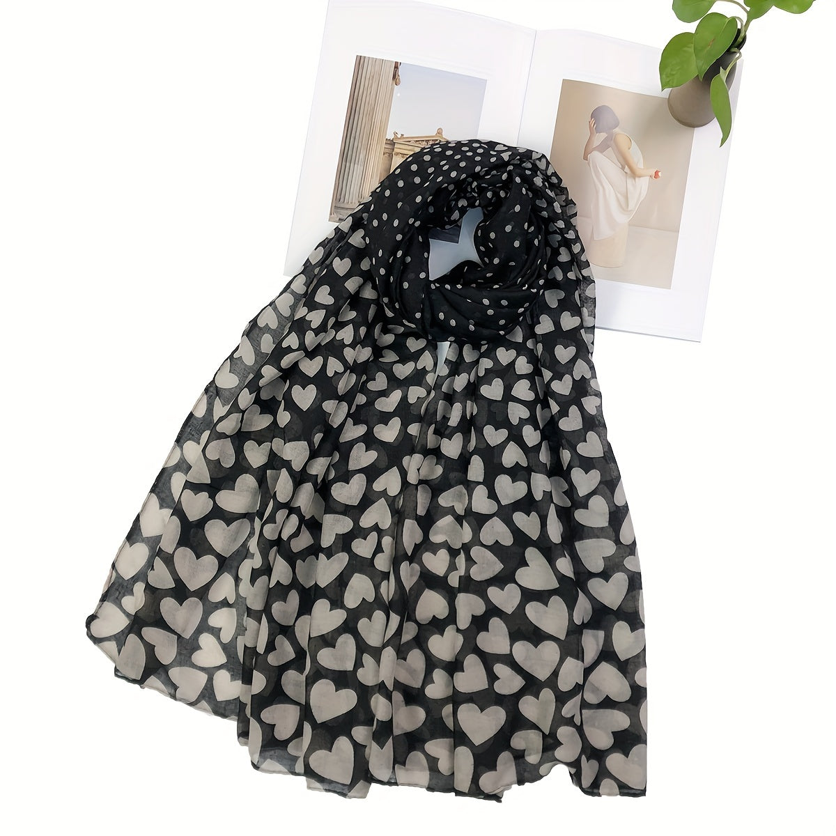 Casual Scarf Hijab Classic Shawl Windproof Head Wrap Sunscreen