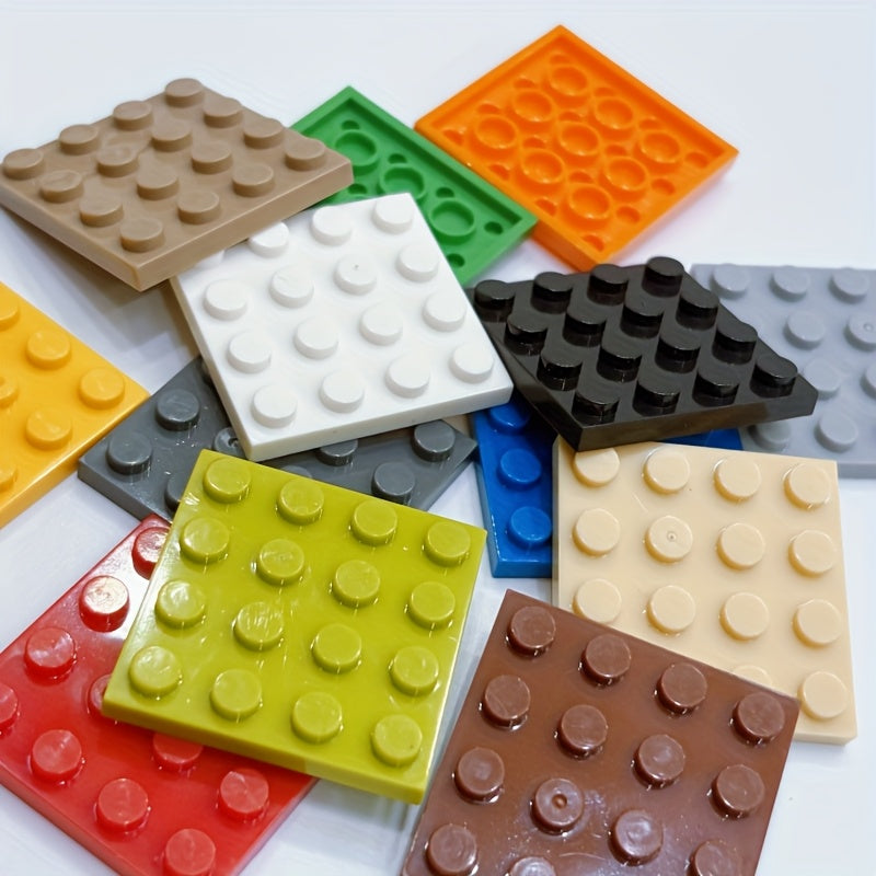 9pcs 4x4 Base Plates Building Blocks DIY Scene Toys for Birthday