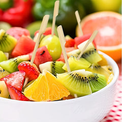 Bamboo Skewers 200 PCS for Appetizers Cocktail Picks Fruit Kababs