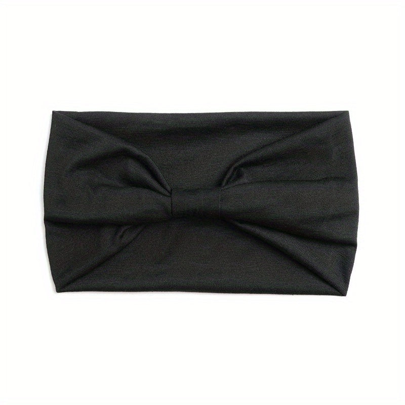 Knotted Headband Solid Bandana Sports Sweatband Hair Accessories