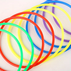 10pcs Speed and Agility Practice Rings for Outdoor Fun