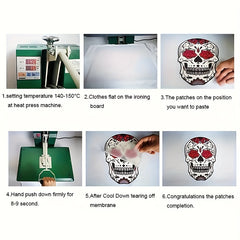 Leopard Print Lips Iron On Transfer Sticker for DIY Clothing