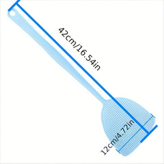 3pcs Manual Fly Mosquito Swatter Plastic Extended Handle Fly Killing Swatter
