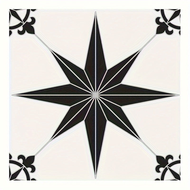 10pcs Floor Tile Sticker Peel And Stick Vinyl Self Adhesive Floor Sti
