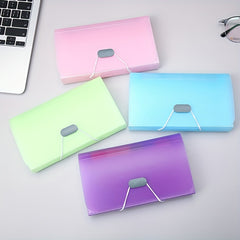 A6 Waterproof File Storage Bag 13 Pockets Organizer for School & Office Supplies