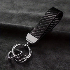 Carbon Fiber Keychain Pendant High-End Bag Ornament
