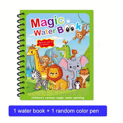 Reusable Underwater World Magic Water Book with Magic Pen