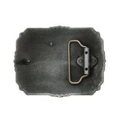 Western Denim Horse Belt Buckle