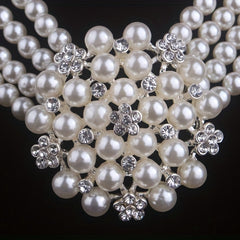 Bridal Jewelry Set Necklace & Earrings for Weddings Christmas