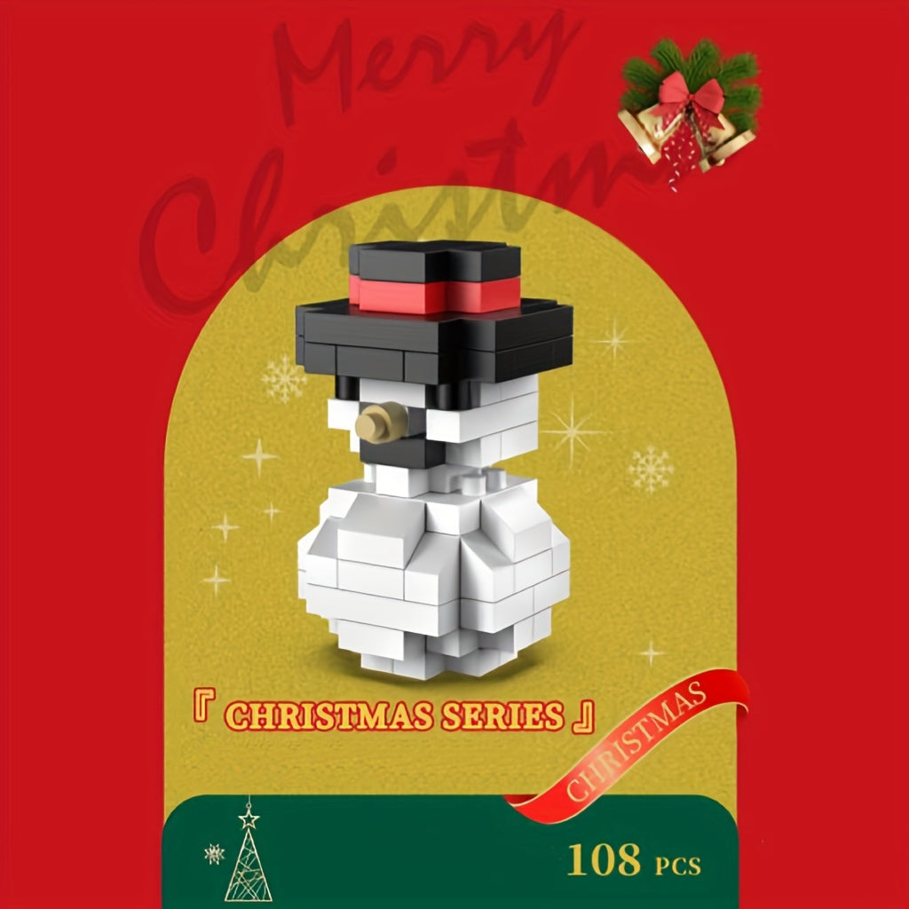 Christmas Building Blocks Decorations Puzzle Toys