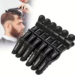 6pcs Matte Hair Sectioning Clip Clamp Hair Grip Hairdressing Salon Tool