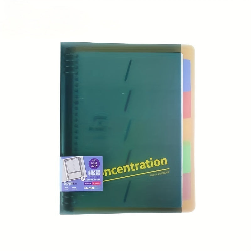 B5 Loose leaf Spiral Notebook with Divider Bag Labels