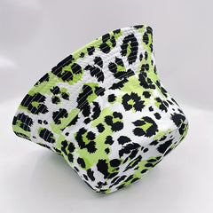 Leopard Print Bucket Hat Reversible Sunscreen Cap Fisherman Cap