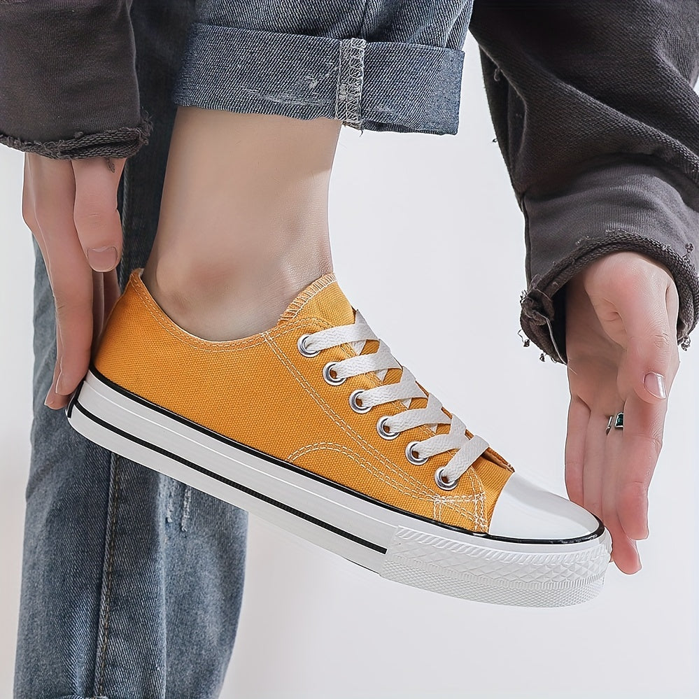 Men's Low Top Canvas Shoes Spring Summer