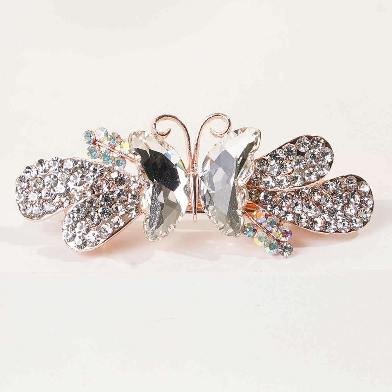Butterfly Horizontal Clip Lady High End Style Hair Clip Spring Clip