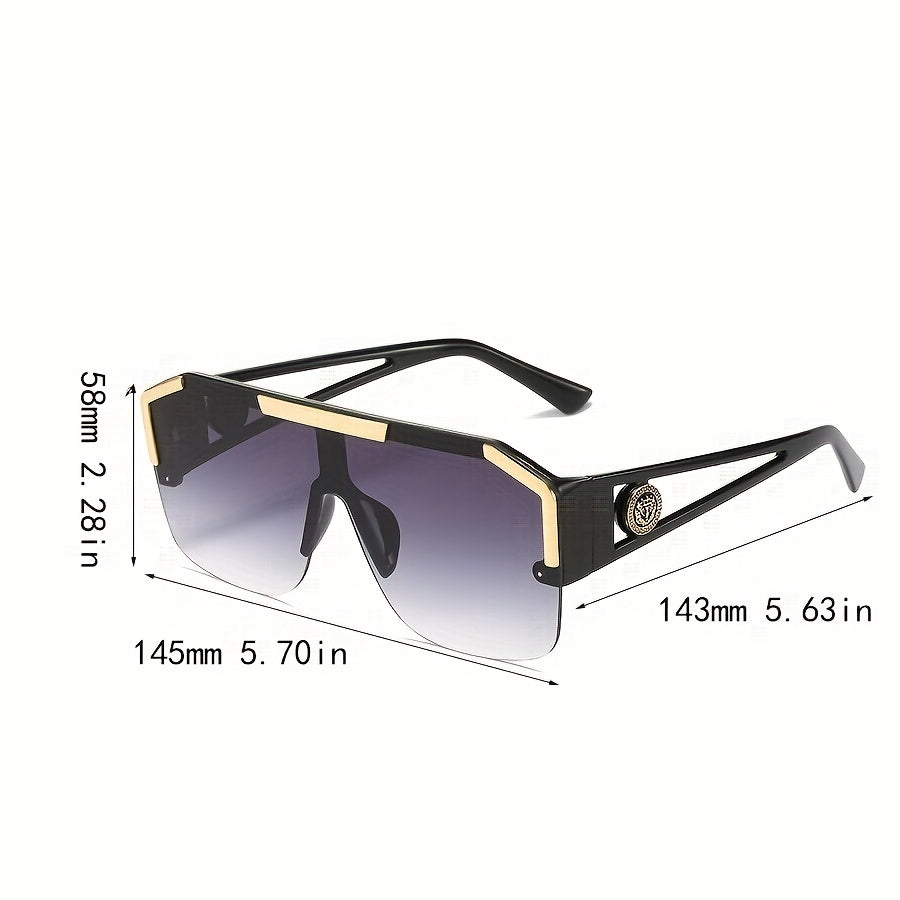 Men's Retro Square Sunglasses UV400